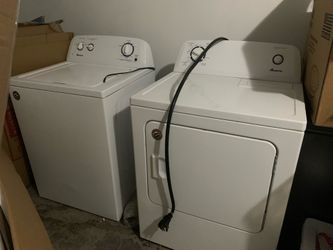 Washer and dryer set