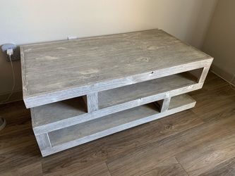 Solid Wood Coffee Table + End Table Set | Light Gray | $350 Coffee Table/ $175 End Table/ $450 Pair
