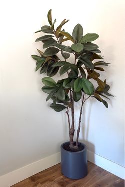 Artificial rubber tree plant