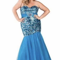 Prom Plus Size Sequin Dress Size 26w Offers Accepted
