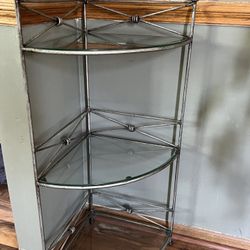 Corner Shelf Glass