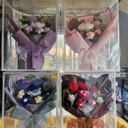 New Crochet Flower Arrangements $25 Each