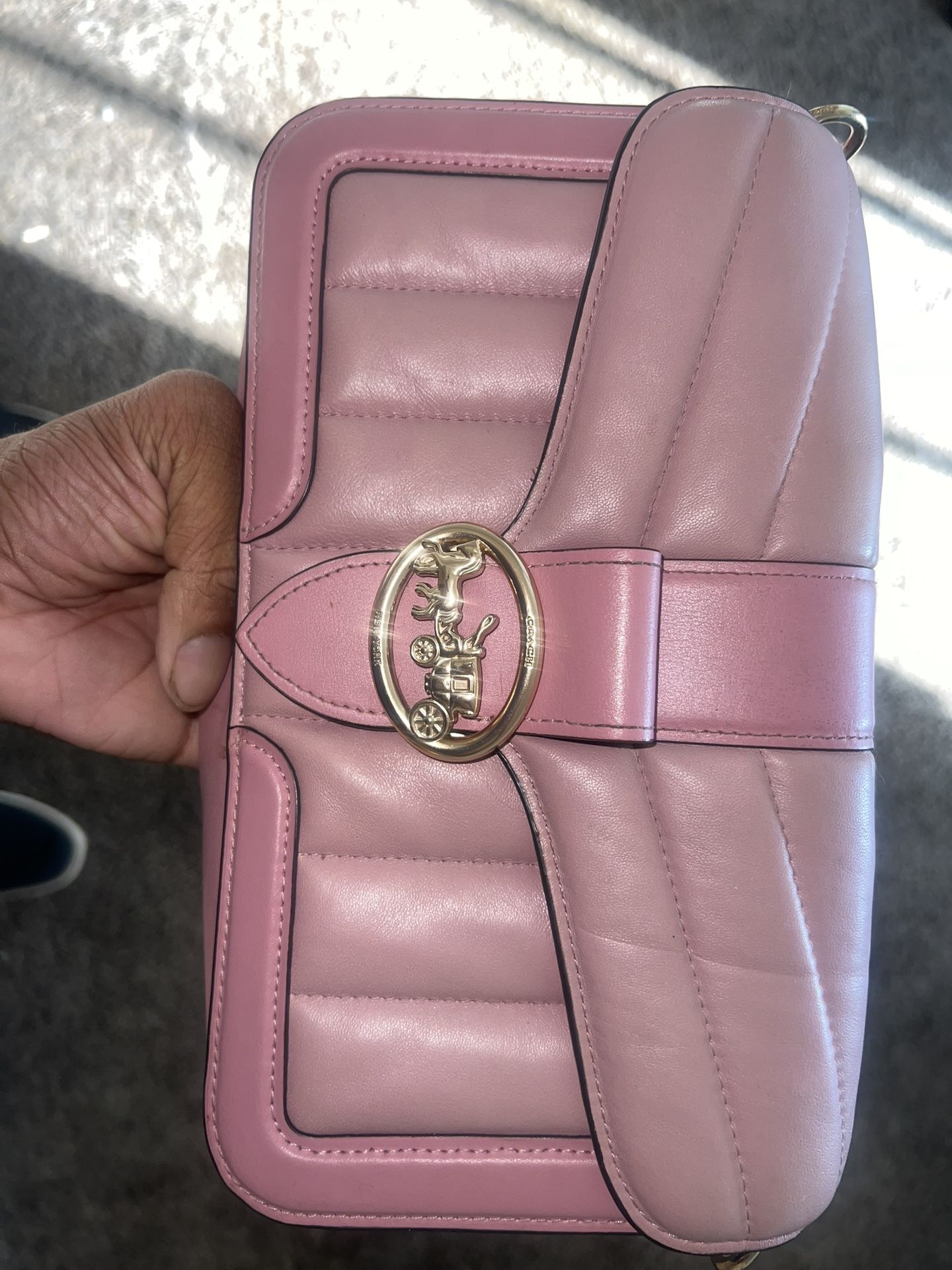 Authentic Pink Coach Bag