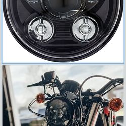 Eagle Lights 8900BG3 5 3/4" Headlight for Harley Davidson and Indian Motorcycles - Generation III/Black Kit
