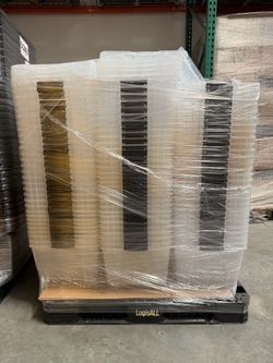CLEAR STORAGE BINS 45 QT WITH LID – STACKABLE – $5 EACH
