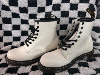 Doc martens white boots