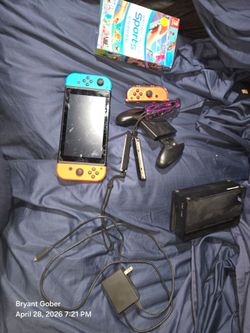 Nintendo Switch Bundle w/ Sports Game & Extras