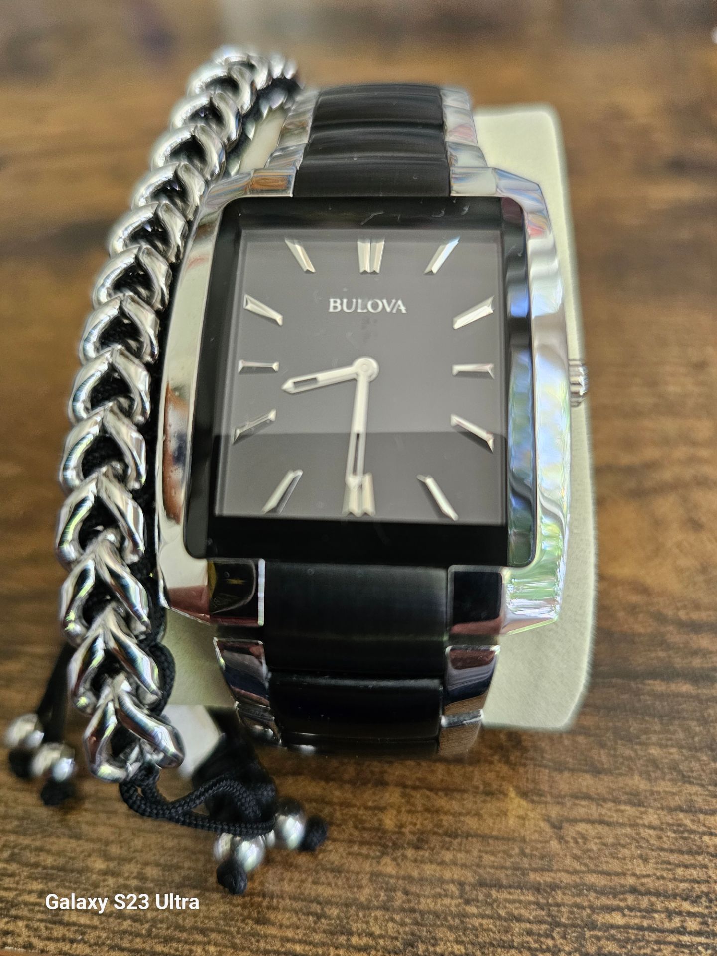 BULOVA WATCH WITH STAINLESS STEEL BRACELET