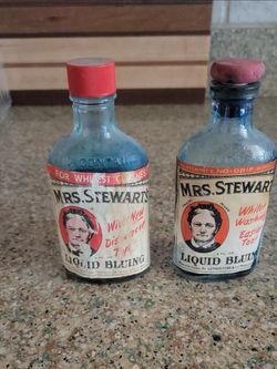 Vintage Liquid Bluing Bottles