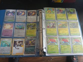 Pokemon Cards Holos /Reverse Holos With Binder