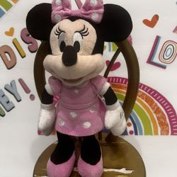 MINNIE MOUSE SMALL 10 Inch plush - To top of ear