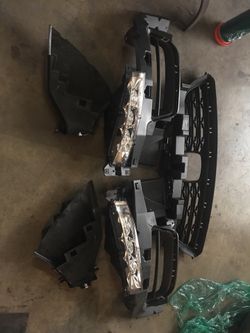 2015-2018 Dodge Charger grilles bezels and LED foglamps