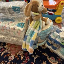 One Baby Blanket & Lovey Set