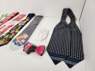 All kinds of different ties