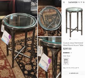 Safavieh metal round accent table