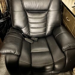 Brown Leather Recliner