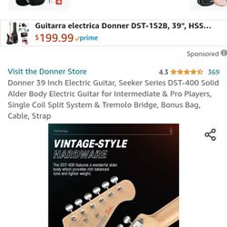 Brand New In Box Electric Guitar DST 400