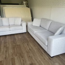 Abbyson Couch And Loveseat