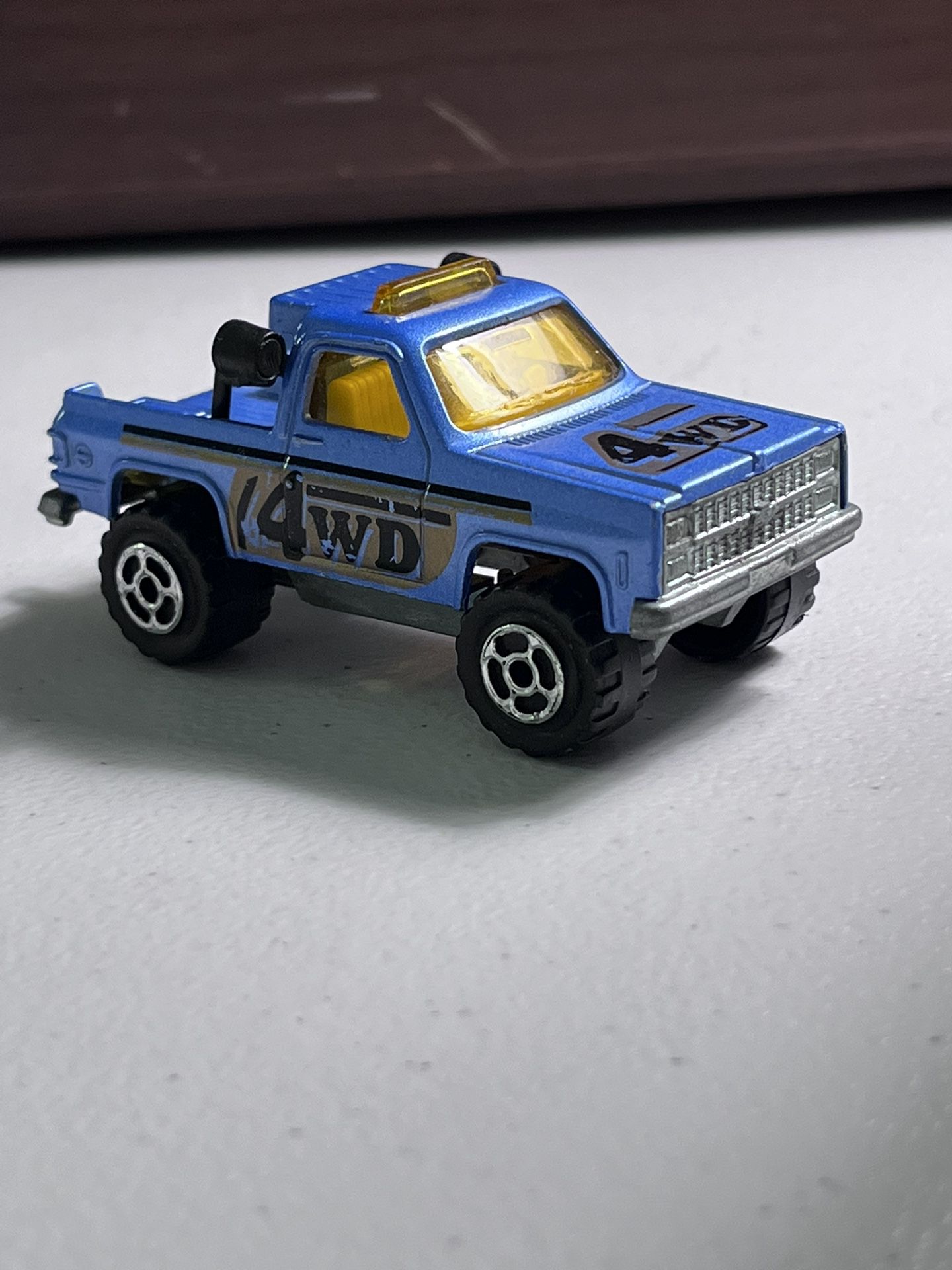 Majorette #228/291 Chevrolet Blazer 4x4 1980s Full Size Blue Truck 1:62 Scale