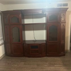 Entertainment Center - Cedar Wood