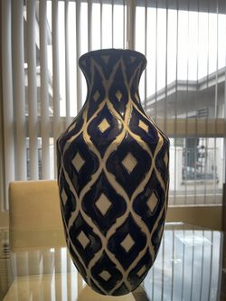 Blue And White Ceramic Vase