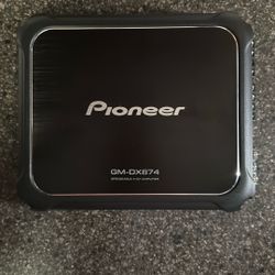 PIONEER GM-DX874  4-CHANNEL CLASS D CAR AMPLIFIER 