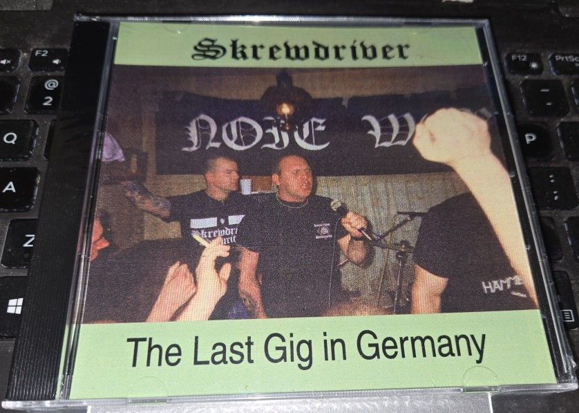 Skrewdriver The Last Gig In Germany CD New Sealed Oi Punk