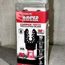 Diablo Amped Demo Demon Oscillating Blades - General Purpose 1.25” Width 10-Pack NEW