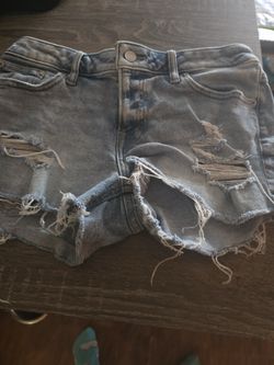 Lucky Brand Ripped Jean Shorts