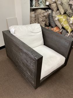 2 Arm Chair - Reclaimed Wood - Brand New