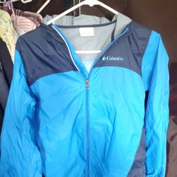 Lightweight Boys Columbia Windbreaker With Hood 10/12
