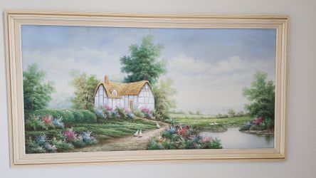 Painting, Maybe Acrylic. Beautiful Original