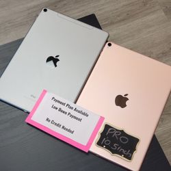 Apple IPad Pro 10.5in LTE And Wifi - $1 DOWN PAYMENT - NO CREDIT NEEDED