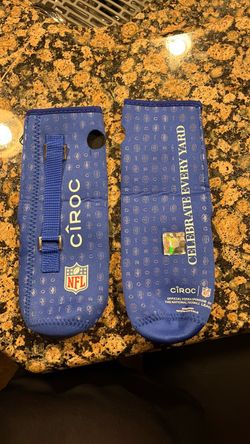 2 Ciroc NFL Bottle Sleeve Covers