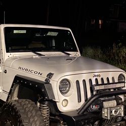 2013 Jeep Wrangler Rubicon Hood. 