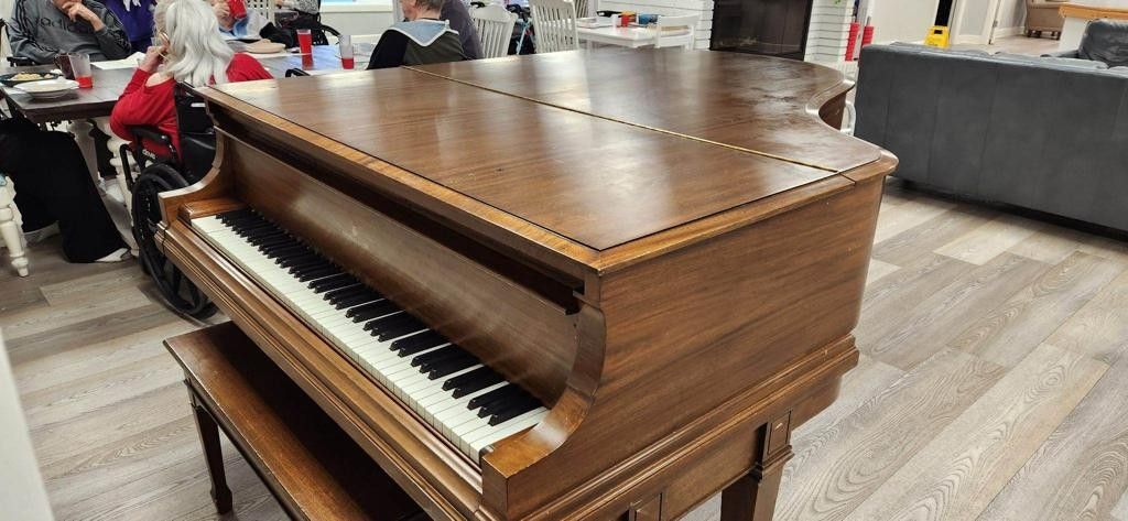 Steinway & Sons baby grand piano