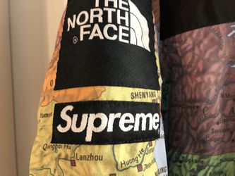 Tnf x supreme fw14 atlas “map” jacket