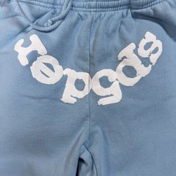 Sp5der Baby Blue Joggers Size XL