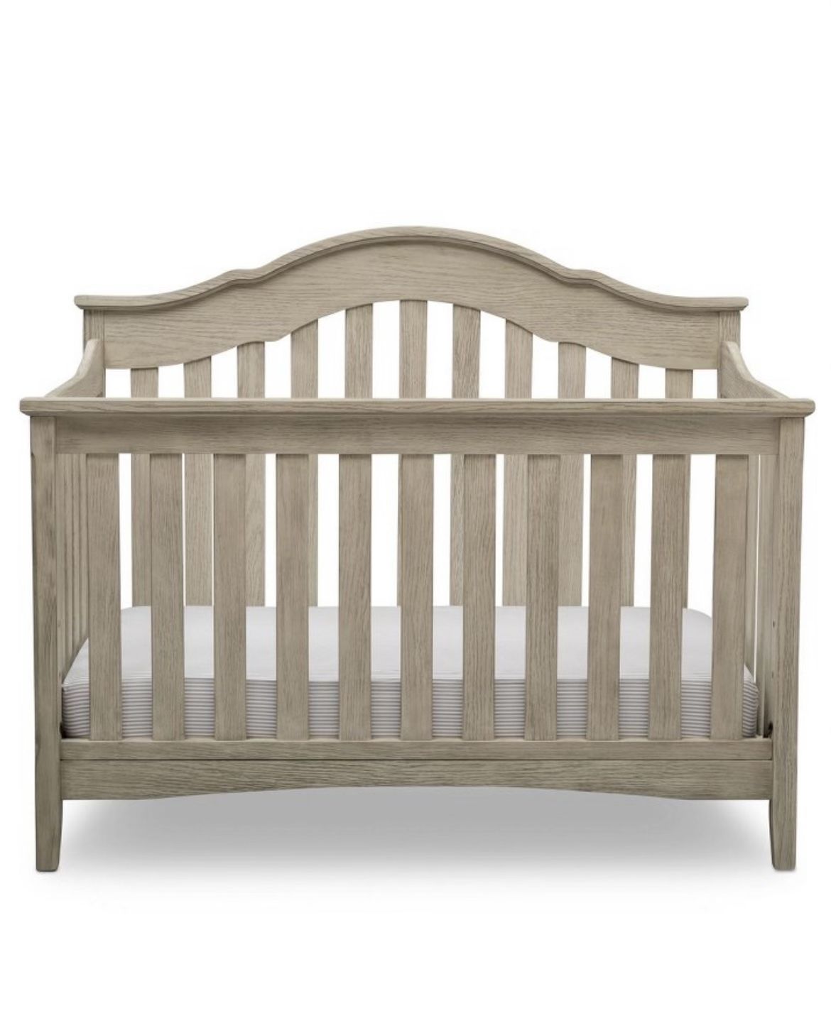 Delta Children Farmhouse 6-in-1 Convertible Crib - Textured Limestone