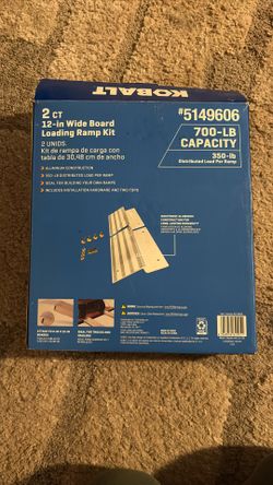 Kobalt 12 In Wide Board Loading Ramp Kit