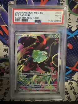 133/132 Bulbasaur Mega Evolution PSA 9