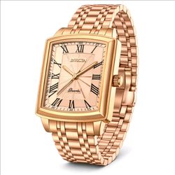 Invicta Women's Celestial Ziya 25mm Rose Gold Rectangle Roman Dial 69148