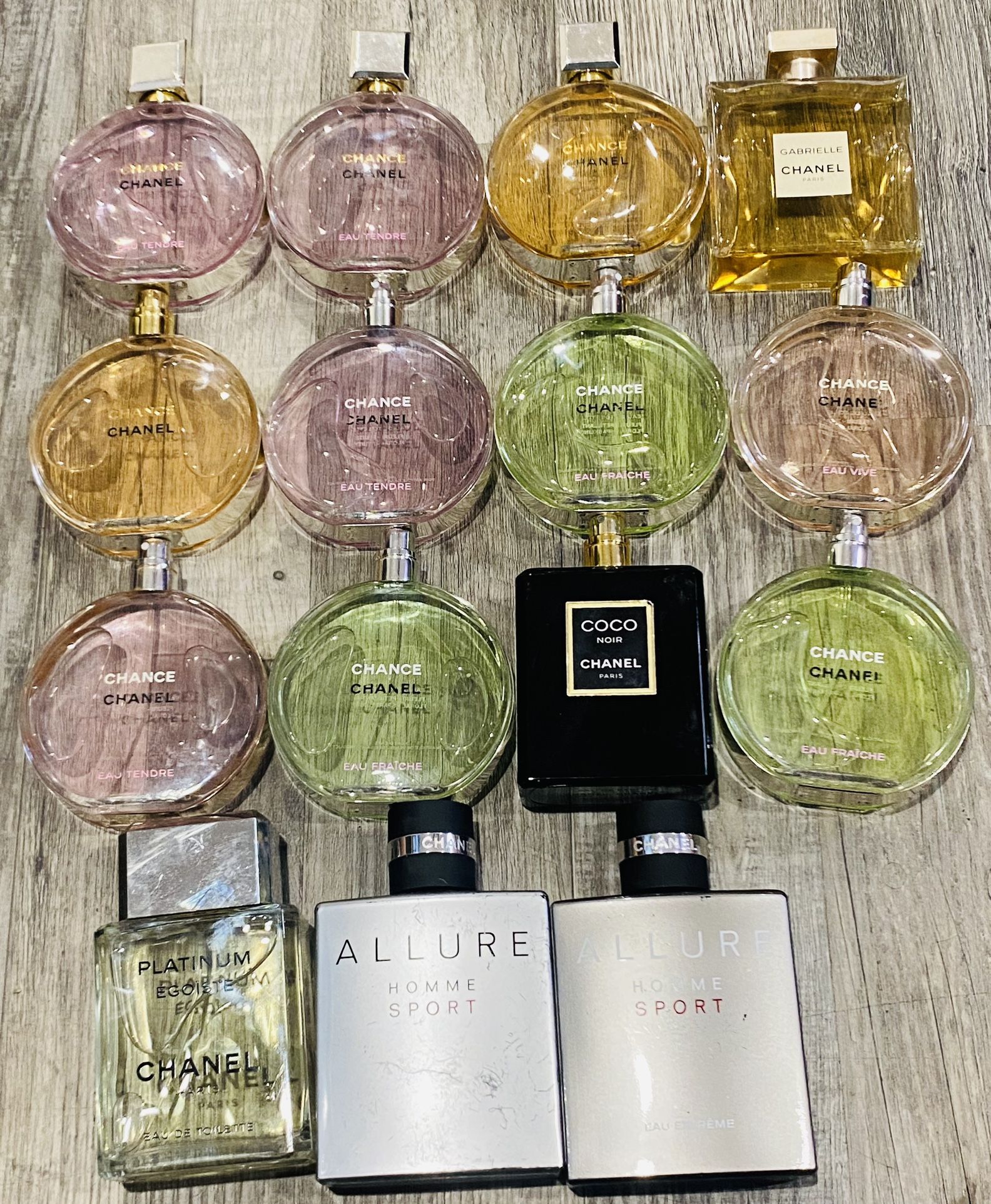 PERFUME BUNDLE (15 Pieces) 3.4 Oz 