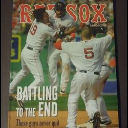 2013 Boston Red Sox Magazine Baseball MLB World Series Champions Collectible Sports Memorabilia