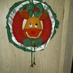 Musical  Reindeer Wreath