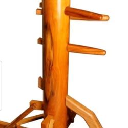 Wooden dummy, Boxing training, muay tai, wing chun fighting