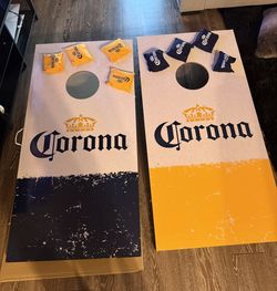 New Corona Wooden Corn hole Game