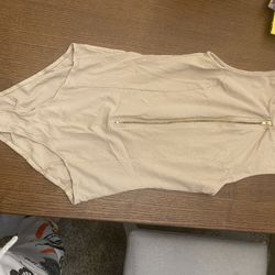 Tan/Light Beige FashionNova Bodysuit size small !!