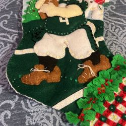 Handmade Christmas Stocking Jets Or Eagles