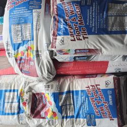 Porcelain Tile, Mortar,  (80$ All)